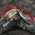Tibetan Buddhist Auspicious Red String Bracelet - Image 4