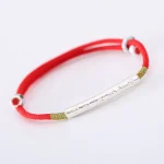 Tibetan Buddhist Auspicious Red String Bracelet - Image 8