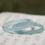 Natural Aquamarine Serenity Bangle Bracelet - Image 12