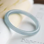 Natural Aquamarine Serenity Bangle Bracelet - Image 11