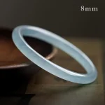 Natural Aquamarine Serenity Bangle Bracelet - Image 19