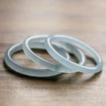 Natural Aquamarine Serenity Bangle Bracelet - Image 6