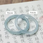 Natural Aquamarine Serenity Bangle Bracelet - Image 15