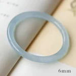 Natural Aquamarine Serenity Bangle Bracelet - Image 20