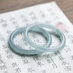 Natural Aquamarine Serenity Bangle Bracelet - Image 9