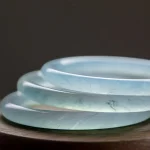 Natural Aquamarine Serenity Bangle Bracelet - Image 5
