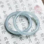 Natural Aquamarine Serenity Bangle Bracelet - Image 3