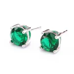 Natural Various Gemstone Amethyst Love Earrings - Image 5