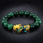 FengShui PiXiu Jade Protection Bracelet - Image 2