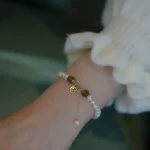 Natural Pearl Hetian Jade Happiness Wisdom Bead Bracelet - Image 7