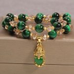 Tiger Eye Pixiu Fox Money Bag Protection Self Confidence Double Wrap Bracelet - Image 5