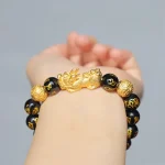 Feng Shui PiXiu Obsidian Attract Wealth Bracelet - Image 9