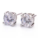 Natural Various Gemstone Amethyst Love Earrings - Image 9