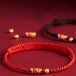 925 Sterling Silver Handcrafted Koi Fish Wealth-Attracting Braided Cord Bracelet - Image 5