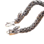 925 Sterling Silver Dragon Success Strength Bracelet Bangle - Image 6
