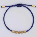 3 PCS Tibetan Copper Beads Healing Protection Luck Bracelet Set - Image 4