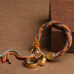 BTibetan Om Mani Padme Hum Dreamcatcher Luck Colorful Reincarnation Knot String Bracelet - Image 6