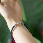 Handmade 925 Sterling Silver Tibetan Om Mani Padme Hum Purity Braided Bracelet - Image 9