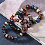 Colorful Liuli Glass Bead Luck Bracelet - Image 3