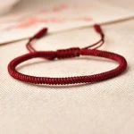 Tibetan Lucky 3 Combination Sets Red String Bracelet - Image 5