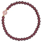 Natural Garnet Strawberry Quartz Calm Bracelet - Image 3