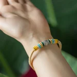 Handmade 925 Sterling Silver Tibetan Om Mani Padme Hum Purity Braided Bracelet - Image 15
