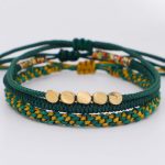 3 PCS Tibetan Copper Beads Healing Protection Luck Bracelet Set - Image 15