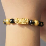 Feng Shui PiXiu Obsidian Attract Wealth Bracelet - Image 4