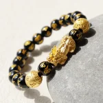 Feng Shui PiXiu Obsidian Attract Wealth Bracelet - Image 2