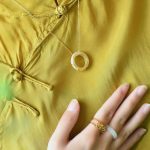 White Jade Luck Ring Necklace - Image 5