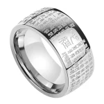 FengShui Buddhism Ancient Heart Sutra Lucky Ring - Image 4