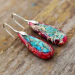 Emperor Stone Crystal Happiness Earrings - Image 4
