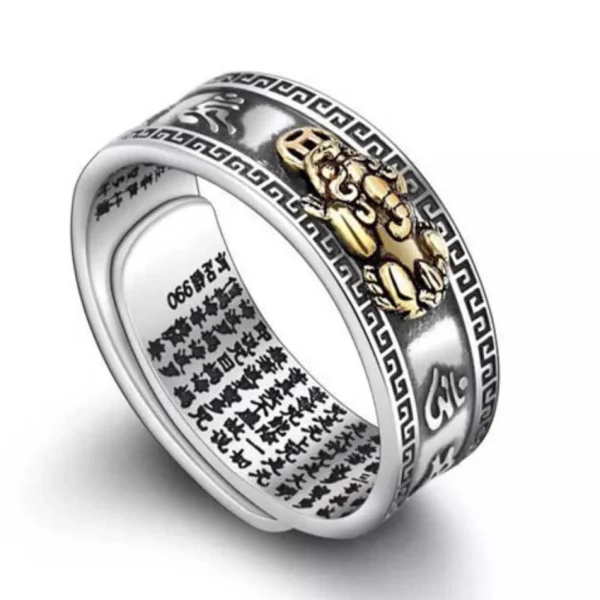 Feng Shui Pixiu Wealth Attracting Ring