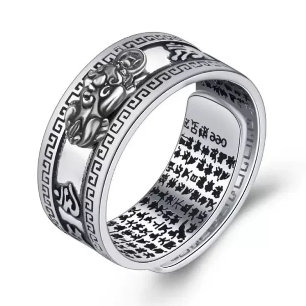 Feng Shui Pixiu Wealth Attracting Ring