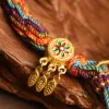 Tibetan Style Lucky Colorful Rebirth Knot Bracelet