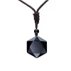 Black Obsidian Talisman Peace Protection Necklace
