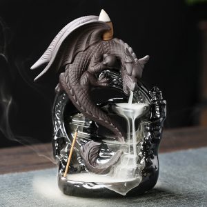 Nordic Ceramic Pterosaur Dragon Backflow Incense Burner