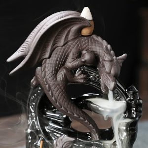 Nordic Ceramic Pterosaur Dragon Backflow Incense Burner