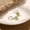 Round Jade Wealth Attracting Earrings