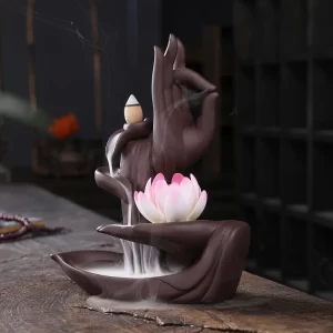 Tibetan Lotus Incense Burner, For Meditation