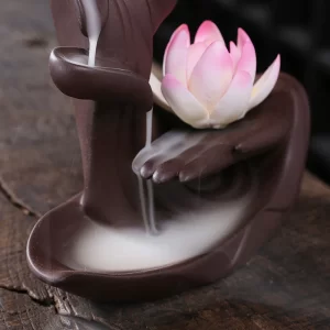 Tibetan Lotus Incense Burner, For Meditation