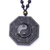 Yin Yang Black Obsidian Energy Healing Necklace