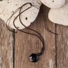 Black Obsidian Talisman Peace Protection Necklace