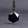 Black Obsidian Talisman Peace Protection Necklace