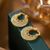 Crescent Moon Jade Prosperity & Abundance Drop Earrings