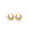Crescent Moon Jade Prosperity & Abundance Drop Earrings