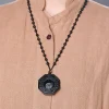 Yin Yang Black Obsidian Energy Healing Necklace